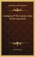 Investigation Of The Economic Status Of Non-Game Birds