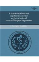 Relationship Between Repetitive Sequence Environment and Mammalian Gene Expression