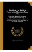 History of the First Presbyterian Church, Auburn, N.Y.