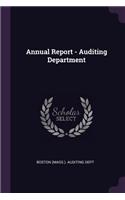 Annual Report - Auditing Department