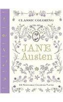 Classic Coloring: Jane Austen: 55 Removable Coloring Plates