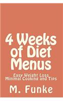 4 Weeks of Diet Menus