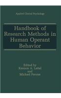 Handbook of Research Methods in Human Operant Behavior