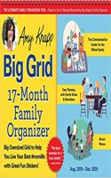 2020 Amy Knapp's Big Grid Family Organizer Wall Calendar