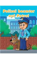 Polizeibeamter auf Patrol Malbuch