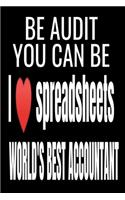 I Love Spreadsheets - Be Audit You Can Be