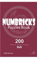 Numbricks - 200 Hard to Master Puzzles 9x9 (Volume 6)