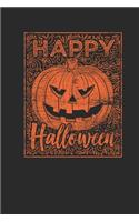 Happy Halloween - Pumpkin: Graph Paper Notebook - Happy Halloween Gift for Witch Lover