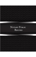 Notary Public Record: Public Journal O f Notary Records - Entry Logbook for Notorial Acts records and Events Log - Notary Receipt Book