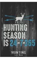Hunting Log Book Journal for Hunter