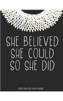 She Believed She Could So She Did 2020-2024 Five-Year Planner