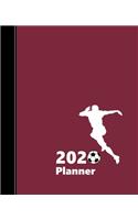 Drill Coach: Planner 2020 Monthly - Meeting Agenda Notes - Football Soccer Game Plan Sheets - Pitch Diagrams