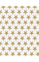 Gold Stars Notebook