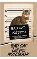 Bad Cat Laperm Notebook