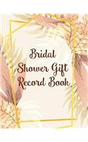 Bridal Shower Gift Record Book