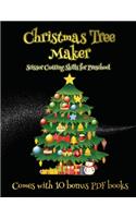 Scissor Cutting Skills for Preschool (Christmas Tree Maker)