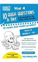 10 Quick Questions A Day Year 4 Term 2