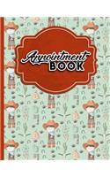 Appointment Book: 2 Columns Appointment Maker, Appointment Tracker, Hourly Appointment Planner, Cute Cowboys Cover