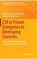Csr in Private Enterprises in Developing Countries