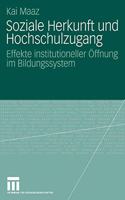 Soziale Herkunft und Hochschulzugang