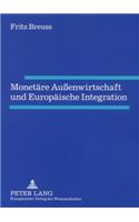 Monetaere Außenwirtschaft Und Europaeische Integration