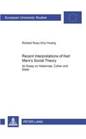 Recent Interpretations of Karl Marx's Social Theory