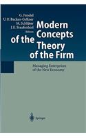 Modern Concepts of the Theory of the Firm
