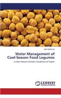 Water Management of Cool-Season Food Legumes