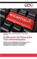 Calibracion de Items Para Test Informatizados