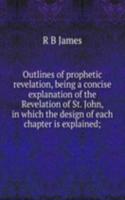 Outlines of prophetic revelation, being a concise explanation of the Revelation of St. John, in which the design of each chapter is explained;