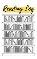'COLOR IN BOOKSHELF' Children Reading Log, Book Recorder