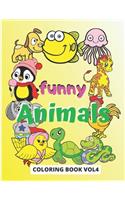 Funny Animals Coloring Book