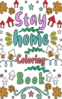 Stay home coloring book