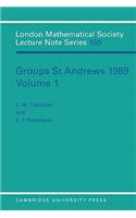 Groups St Andrews 1989: Volume 1