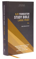 Kjv, Foundation Study Bible, Large Print, Hardcover, Red Letter, Thumb Indexed, Comfort Print