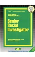 Senior Social Investigator: Passbooks Study Guide