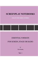 Screenplay Notebook: Create with More Control!