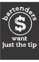 Bartending Bartender Tip Notebook Journal