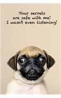 Funny cute and weird pug Notebook 111 pages