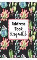 Stay Wild Address Book
