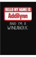 Hello My Name is Addilynn And I'm A Wineaholic: Wine Tasting Review Journal