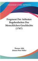 Fragment Der Aeltesten Begebenheiten Des Menschlichen Geschlechts (1767)