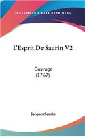 L'Esprit de Saurin V2: Ouvrage (1767)