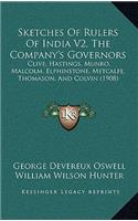 Sketches Of Rulers Of India V2, The Company's Governors