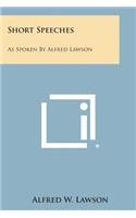 Short Speeches