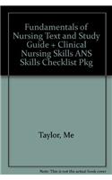 Fundamentals of Nursing Text and Study Guide + Clinical Nursing Skills ANS Skills Checklist Pkg