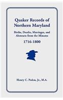 Quaker Records of Northern Maryland, 1716-1800