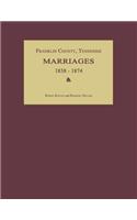 Franklin County, Tennessee, Marriages 1838-1874