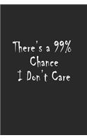 There's a 99% Chance I Don't Care.