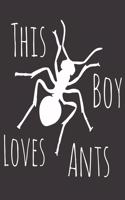 This Boy Loves Ants: Fun Ant Sketchbook for Drawing, Doodling and Using Your Imagination!